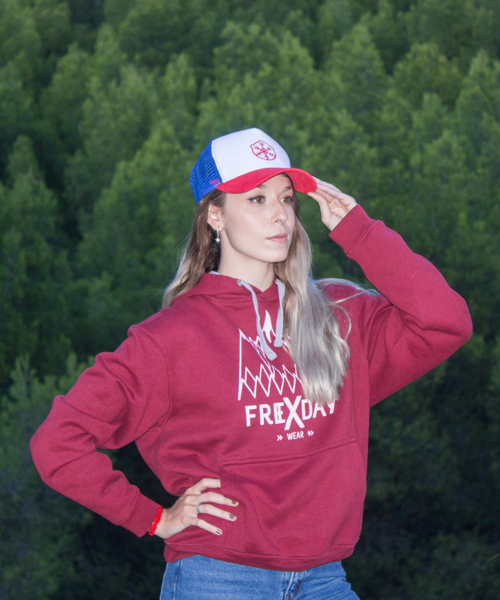 Sudadera Mountains Garnet