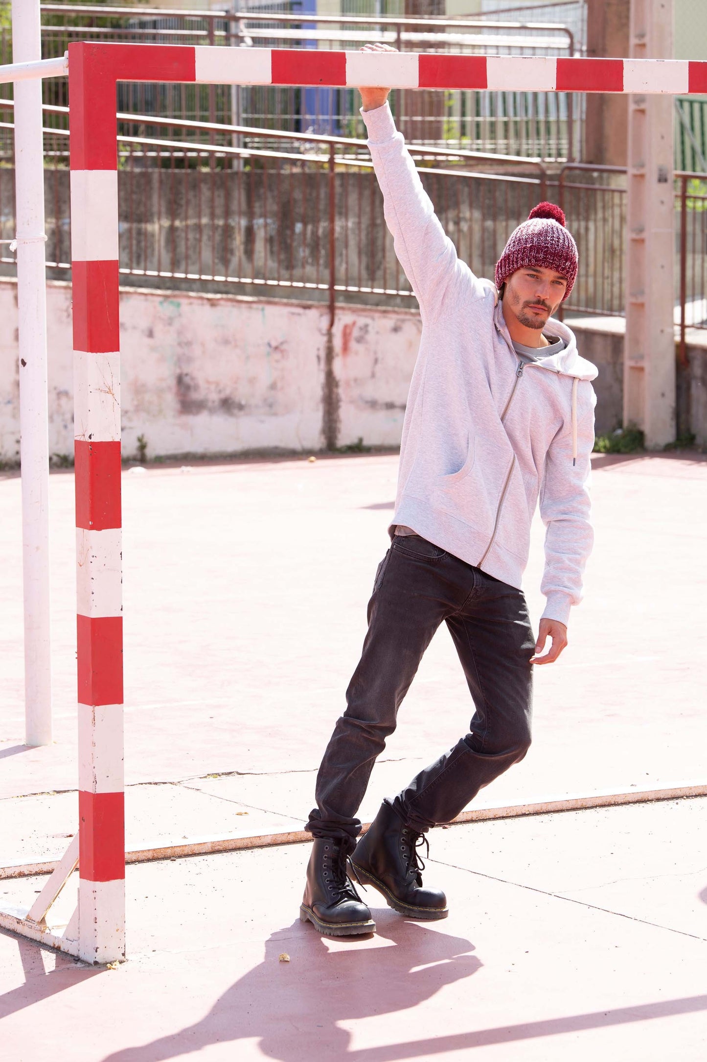 Gorro S casual Granate