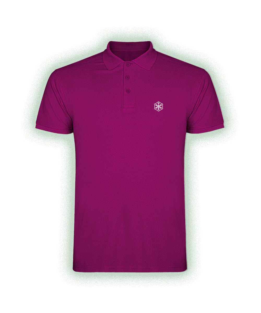 Basic purple polo shirt