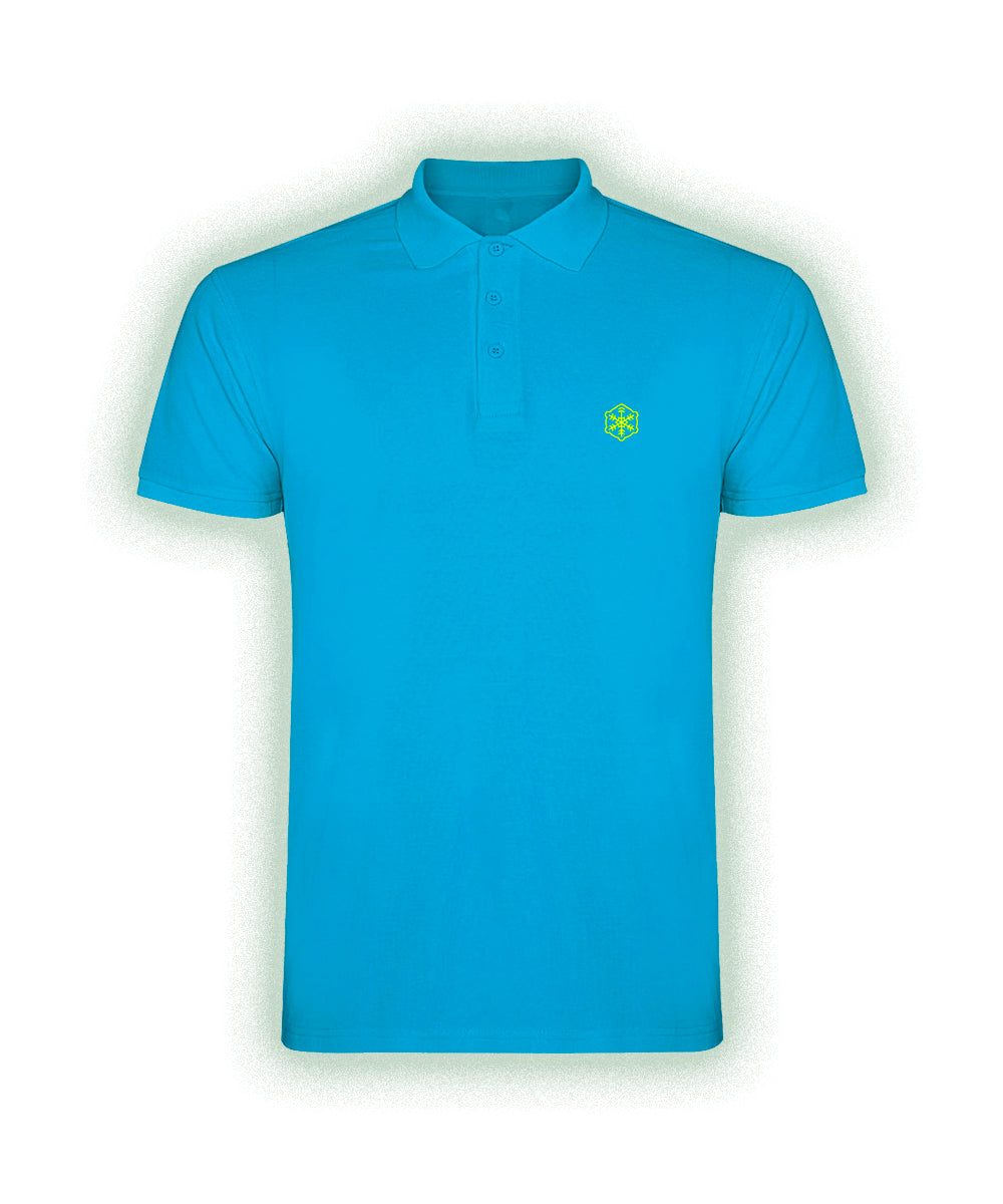 Turquoise polo shirt